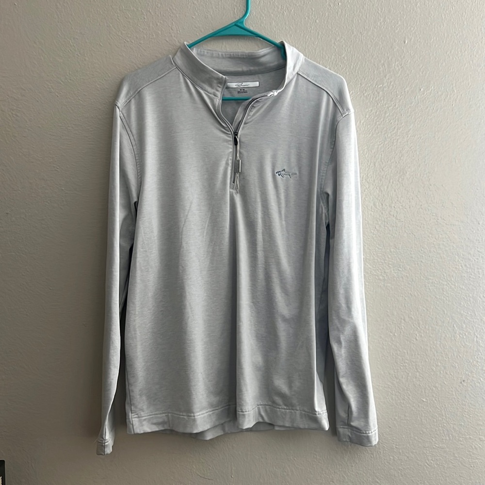 New men’s half zip long sleeve shirt micro fleece inside